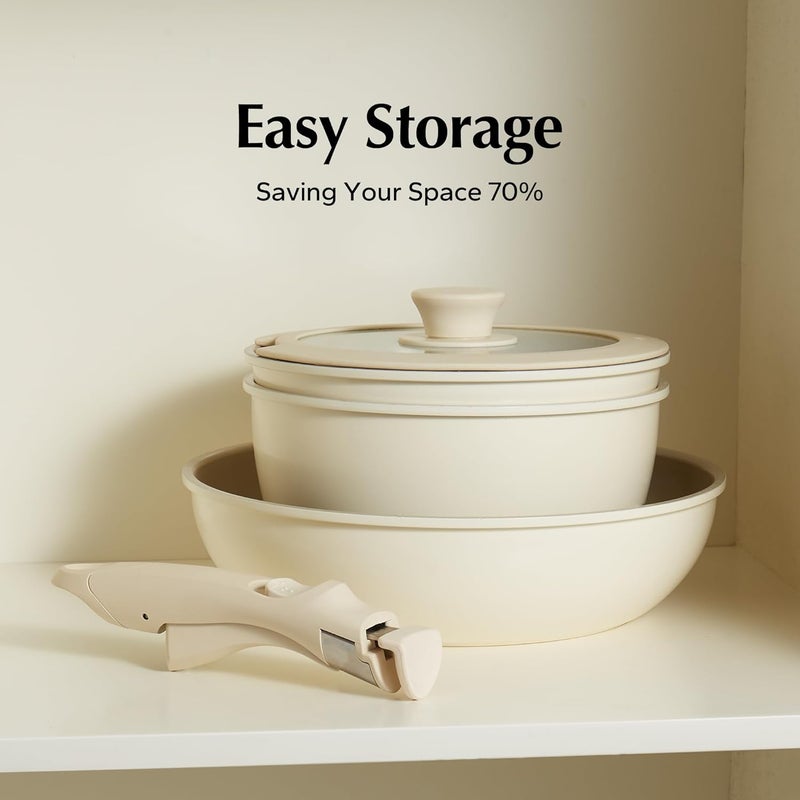 Redchef Removable Handle White - Detachable Handle Cookware Replacement, Universal Cookware Handle, Ideal Replacement for All Cookware - Image 4